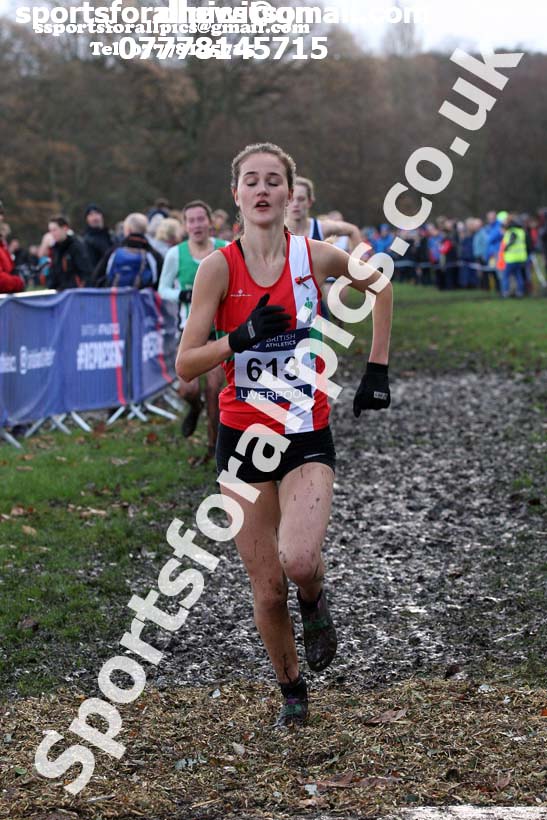 Womens under-17s and IAAF Junior Womens 2017 British Athletics Liverpool Cross Challenge, Sefton Park, Liverpool. Photo:  David T. Hewitson/Sports for All Pics